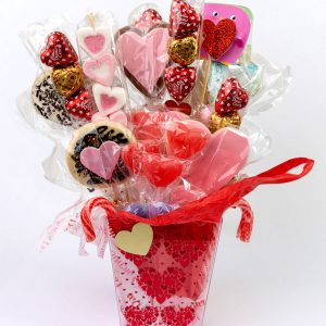Galletas artesanales con Amor Amistad bouquet 1